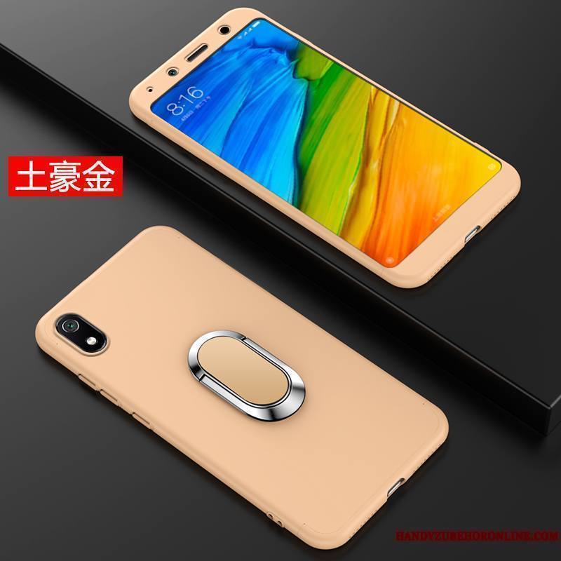 Redmi 7a Net Rouge Or Coque De Téléphone Incassable Créatif Petit Protection