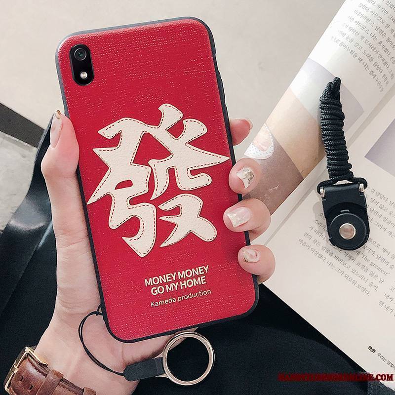 Redmi 7a Silicone Simple Coque De Téléphone Fluide Doux Peinture Étui Nouveau