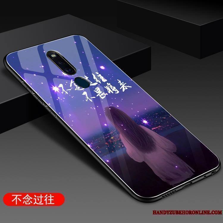 Redmi 8 Coque Créatif Fluide Doux Protection Miroir Net Rouge Bleu Difficile