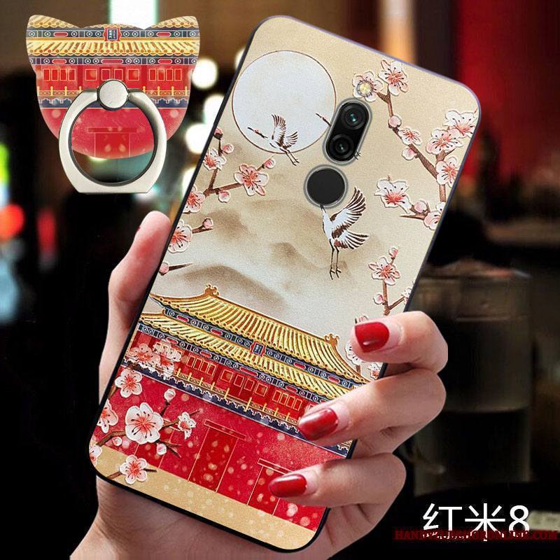 Redmi 8 Coque Protection Incassable Style Chinois Tendance Silicone Vent Fluide Doux