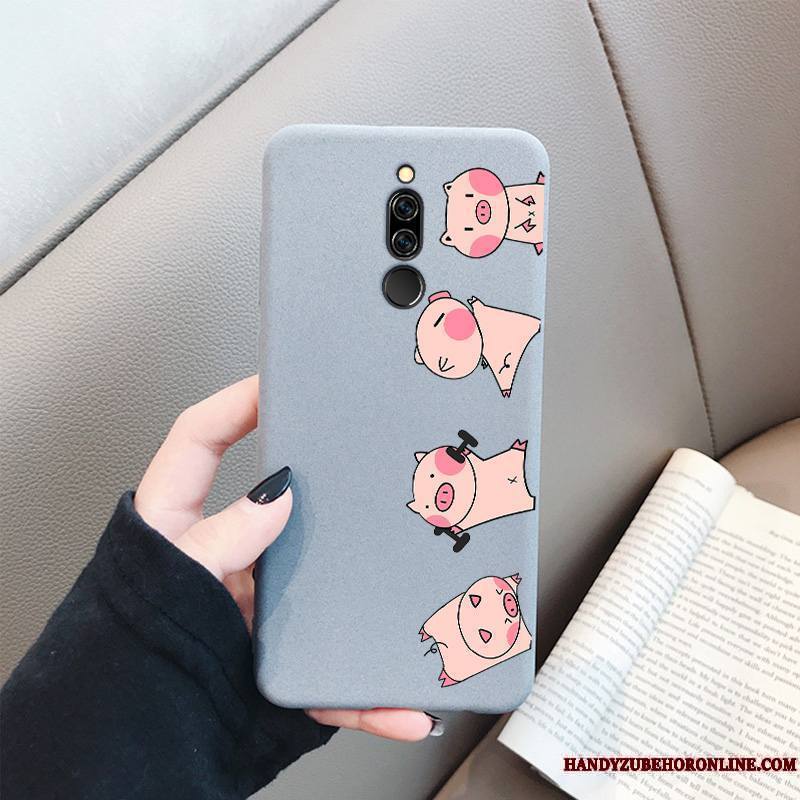 Redmi 8 Rouge Personnalité Coque De Téléphone Silicone Dessin Animé Charmant Nouveau