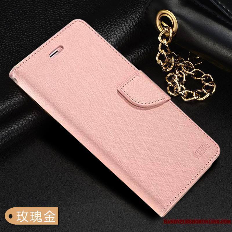 Redmi 8 Étui En Cuir Rouge Coque De Téléphone Housse Silicone