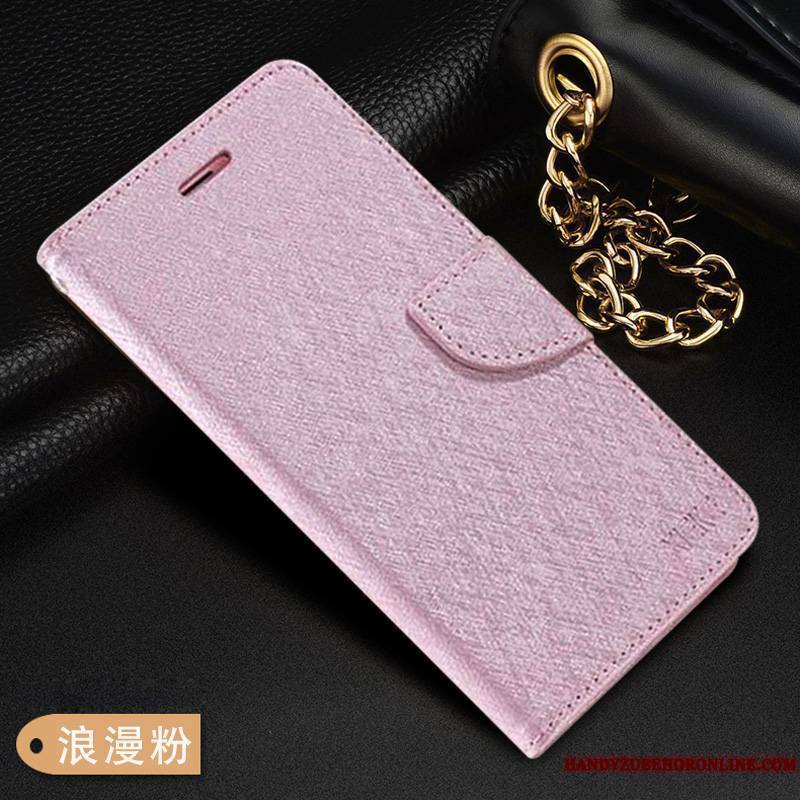 Redmi 8 Étui En Cuir Rouge Coque De Téléphone Housse Silicone