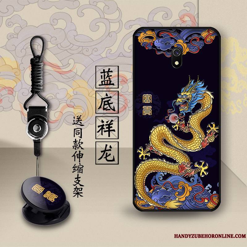 Redmi 8a Beauté Dimensionnel Coque De Téléphone Tout Compris Créatif Dragon Style Chinois