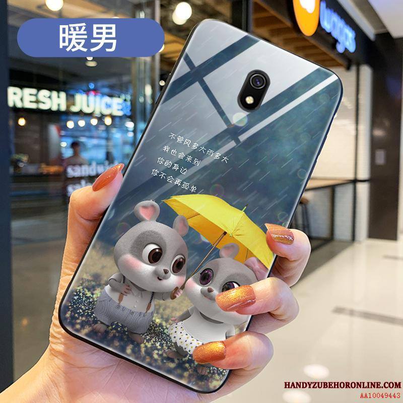 Redmi 8a Charmant Tout Compris Silicone Bordure Dessin Animé Coque Étui