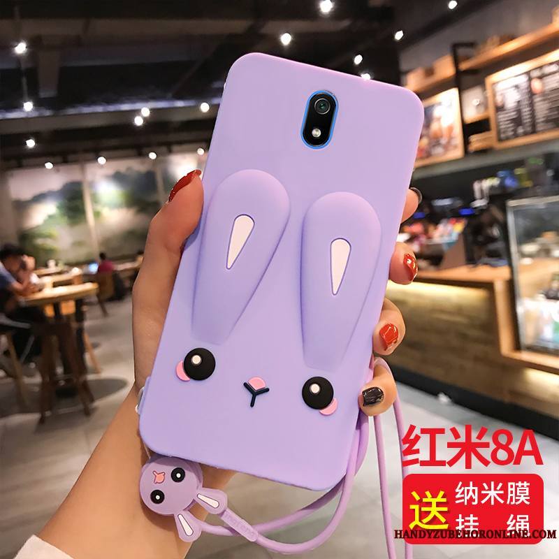 Redmi 8a Coque Créatif Rose Personnalité Nouveau Tout Compris Dessin Animé Charmant