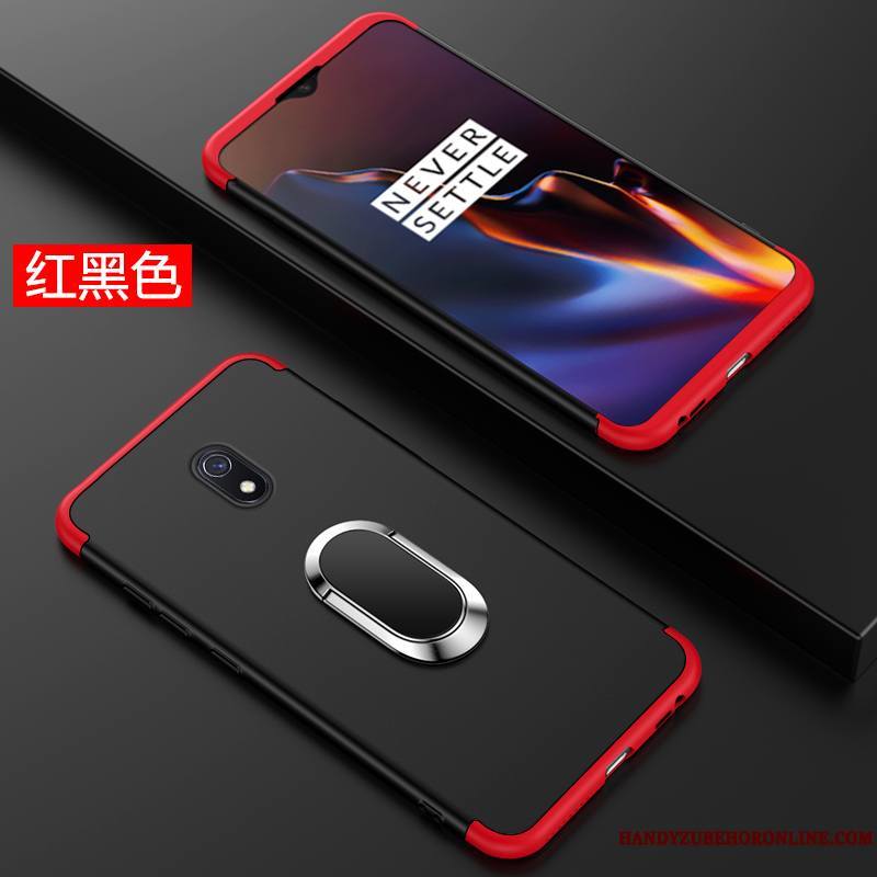 Redmi 8a Coque Personnalité Rouge Incassable Anneau Tout Compris Net Rouge Difficile