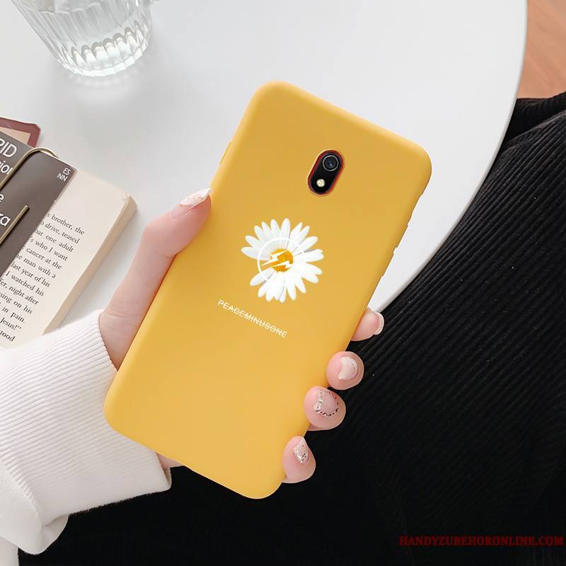 Redmi 8a Coque Petit Étui Fluide Doux Personnalité Silicone Graffiti Incassable