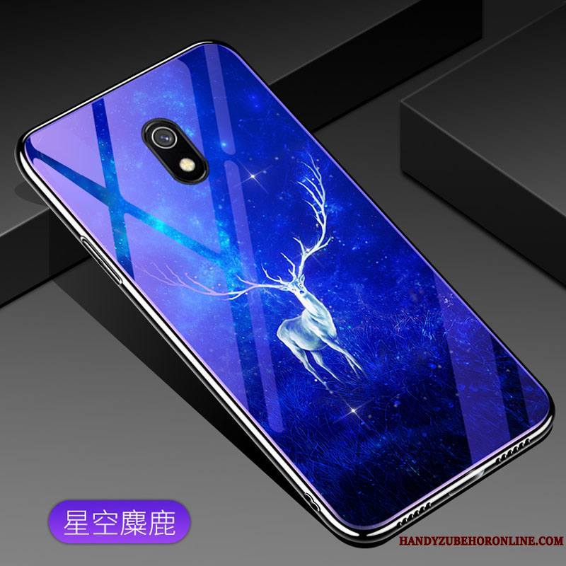 Redmi 8a Coque Protection Très Mince Délavé En Daim Incassable Tendance Tout Compris Violet