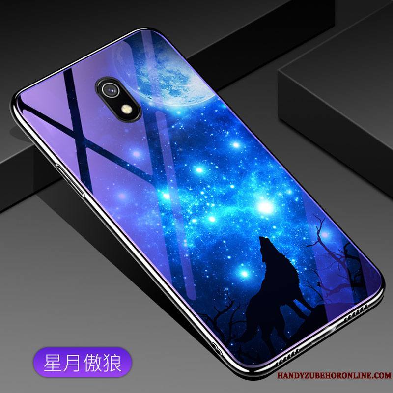 Redmi 8a Coque Protection Très Mince Délavé En Daim Incassable Tendance Tout Compris Violet