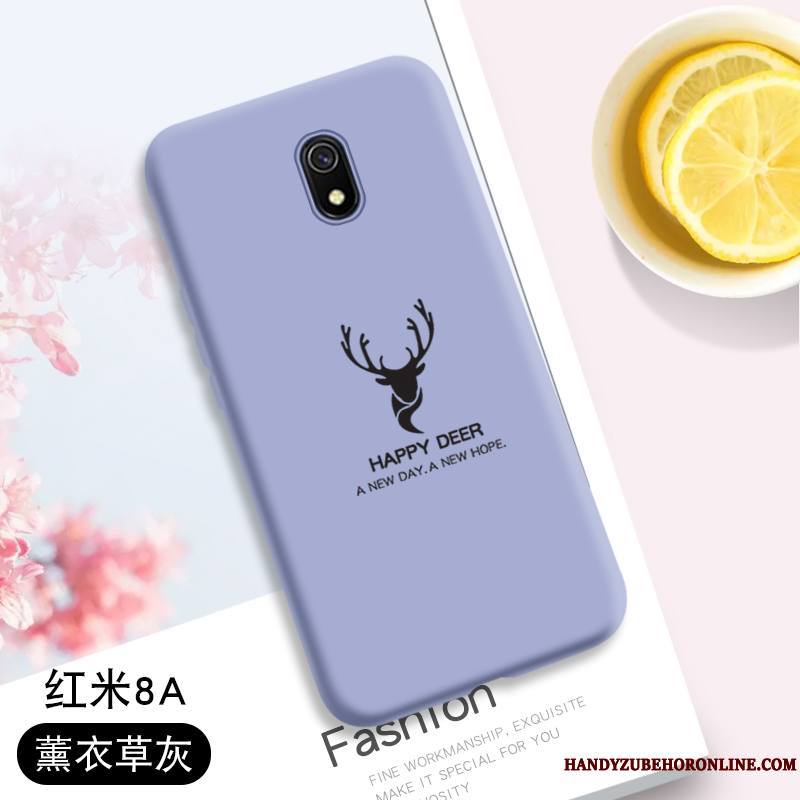 Redmi 8a Coque Étui Créatif Incassable Personnalité Protection Rouge Elk