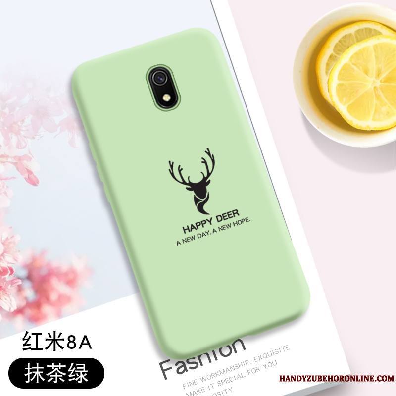 Redmi 8a Coque Étui Créatif Incassable Personnalité Protection Rouge Elk