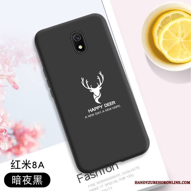 Redmi 8a Coque Étui Créatif Incassable Personnalité Protection Rouge Elk