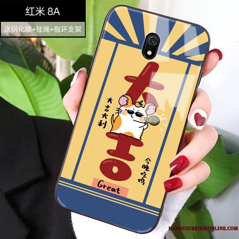 Redmi 8a Créatif Protection Dessin Animé Étui Personnalité Rat Coque De Téléphone