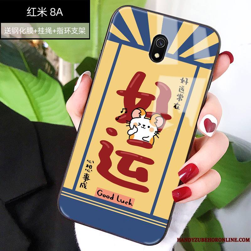 Redmi 8a Créatif Protection Dessin Animé Étui Personnalité Rat Coque De Téléphone