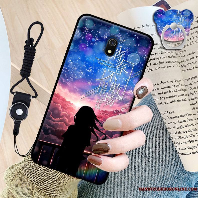 Redmi 8a Protection Étui Petit Coque De Téléphone Fluide Doux Dessin Animé Noir