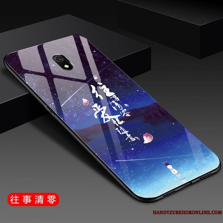 Redmi 8a Violet Tendance Tempérer Coque De Téléphone Membrane Personnalité Étui