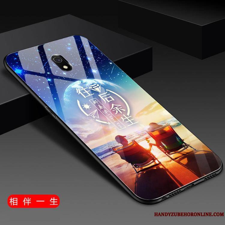 Redmi 8a Violet Tendance Tempérer Coque De Téléphone Membrane Personnalité Étui