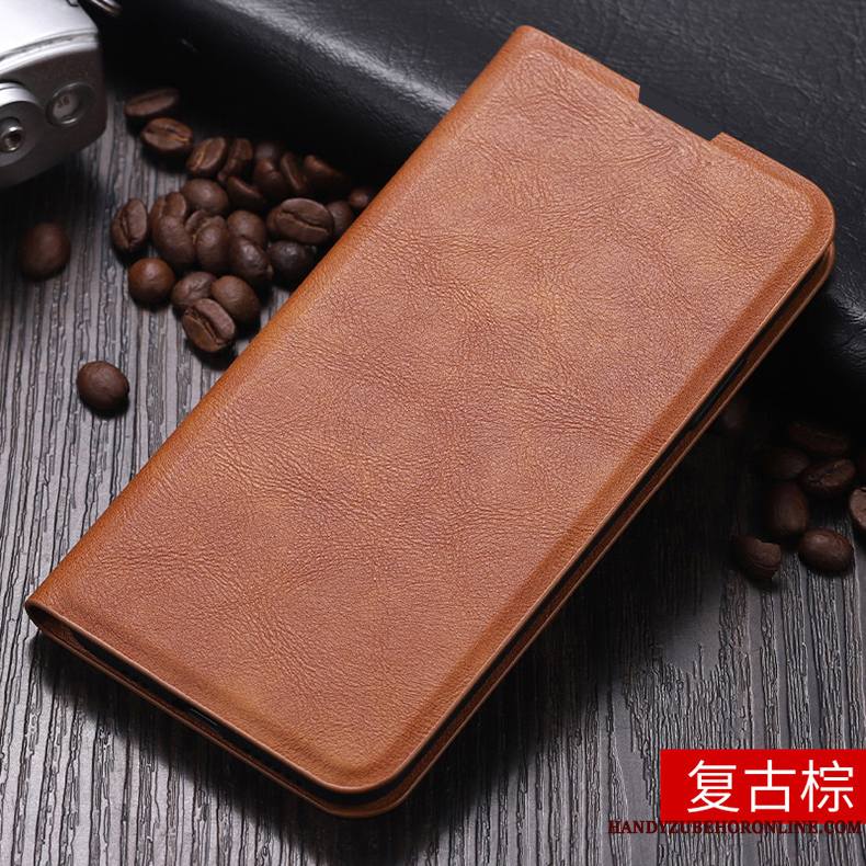 Redmi 9 Coque De Téléphone Fluide Doux Étui En Cuir Tout Compris Incassable Business Protection