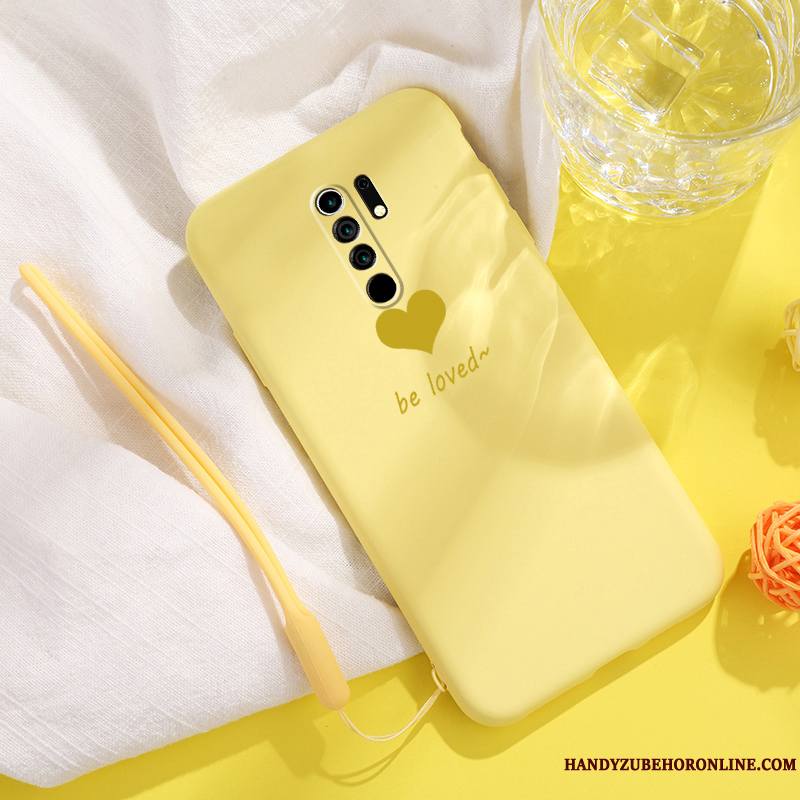 Redmi 9 Coque Incassable Fluide Doux Protection Créatif Ornements Suspendus Tout Compris Silicone