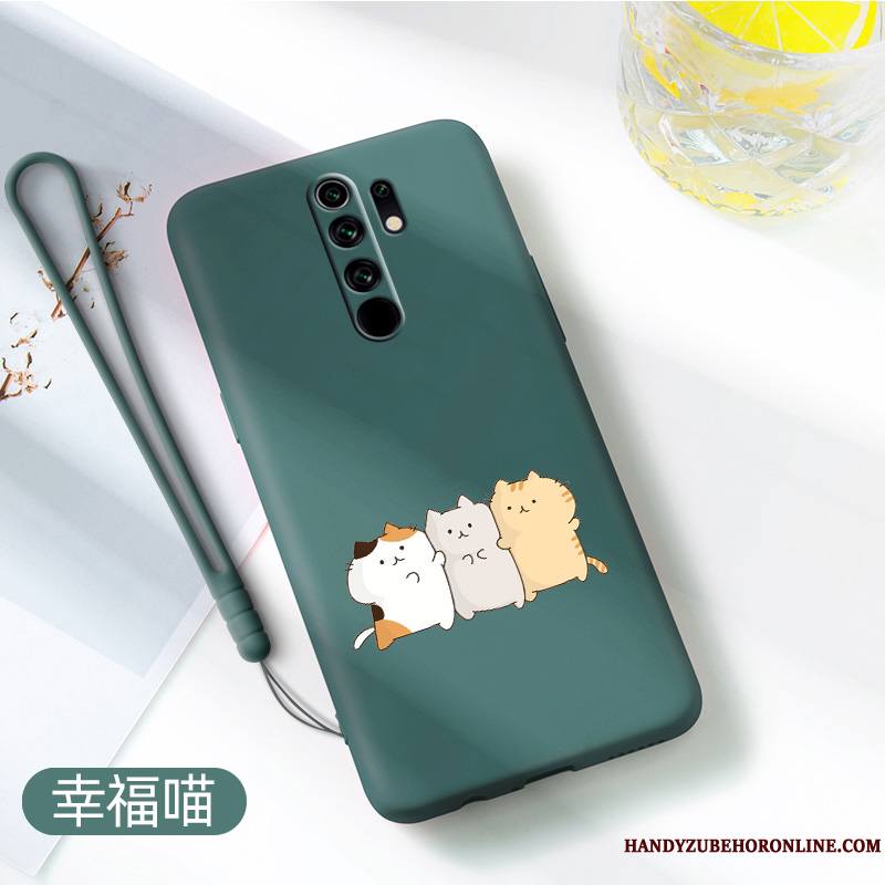 Redmi 9 Créatif Dessin Animé Coque De Téléphone Membrane Très Mince Net Rouge Tempérer