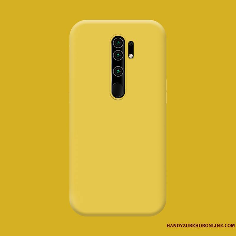 Redmi 9 Protection Tout Compris Fluide Doux Téléphone Portable Silicone Tempérer Coque