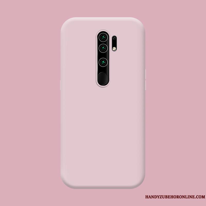 Redmi 9 Protection Tout Compris Fluide Doux Téléphone Portable Silicone Tempérer Coque