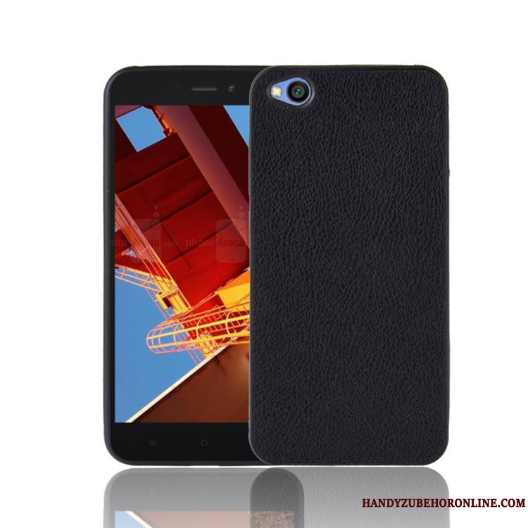 Redmi Go Coque Cuir Étui Rouge Fluide Doux Tout Compris Protection Tendance