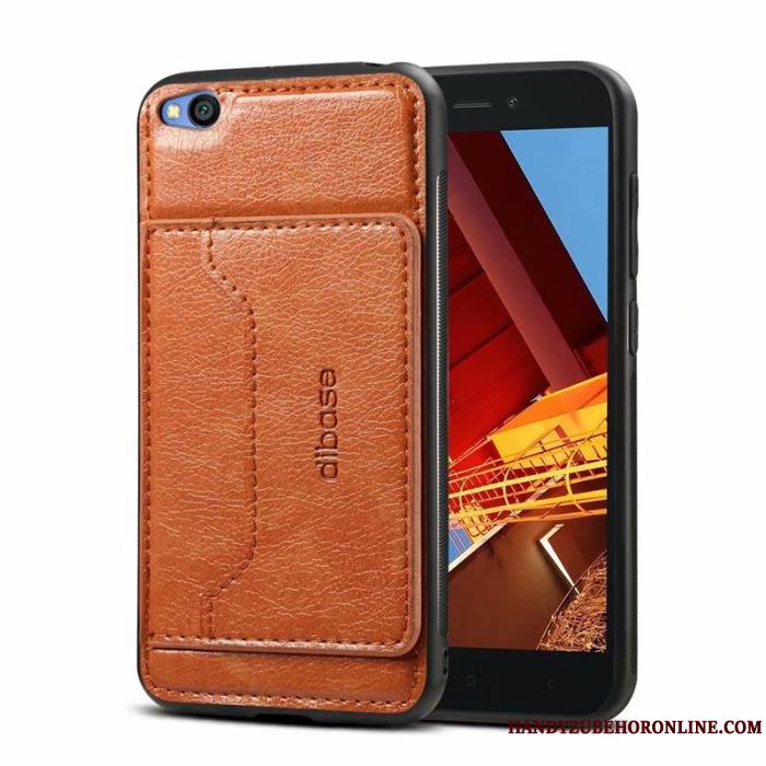 Redmi Go Coque De Téléphone Rouge Étui Protection Modèle Fleurie Cuir Placage