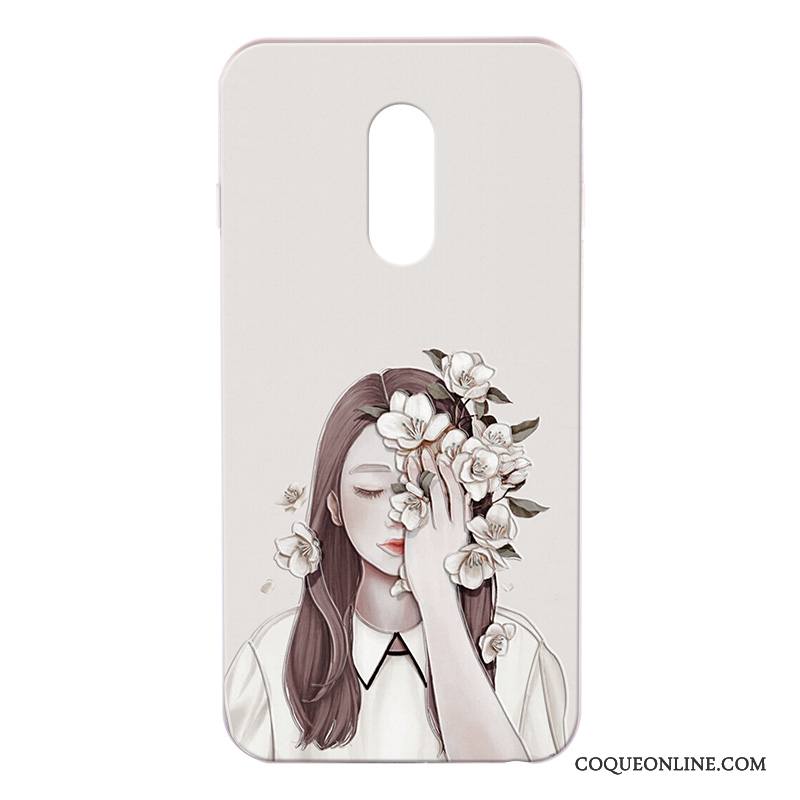 Redmi Note 4x Coque Protection Nouveau Gaufrage Dessin Animé Fluide Doux Rouge Étui