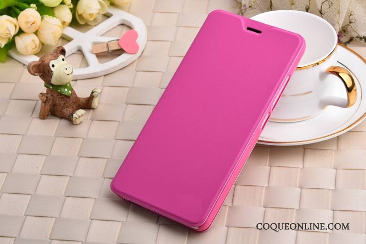 Redmi Note 4x Coque Étui Petit Rouge Or Téléphone Portable Housse Étui En Cuir