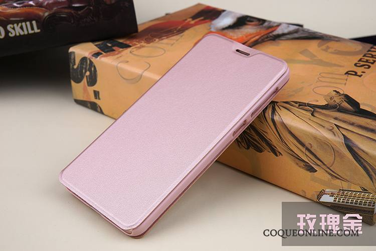 Redmi Note 4x Coque Étui Petit Rouge Or Téléphone Portable Housse Étui En Cuir