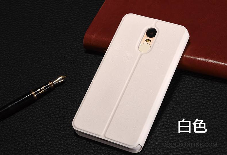 Redmi Note 4x Coque Étui Petit Rouge Or Téléphone Portable Housse Étui En Cuir