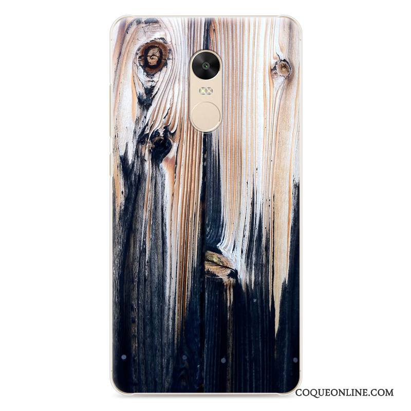 Redmi Note 4x Incassable Peinture Grain De Bois Petit Rouge Coque De Téléphone Art