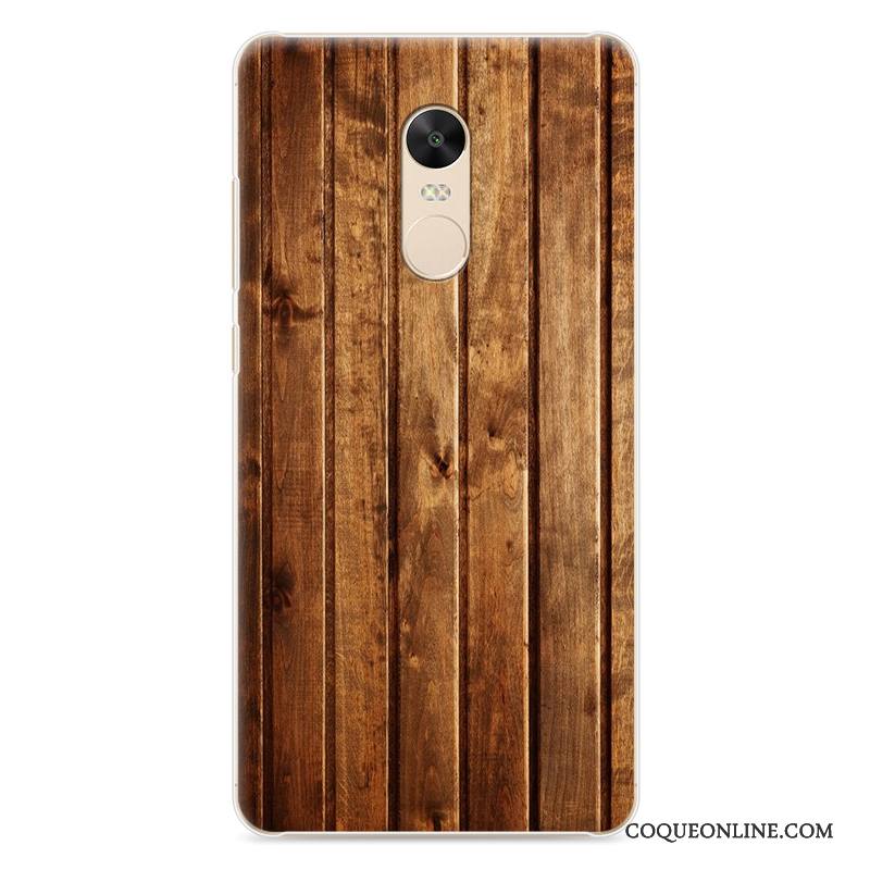 Redmi Note 4x Incassable Peinture Grain De Bois Petit Rouge Coque De Téléphone Art