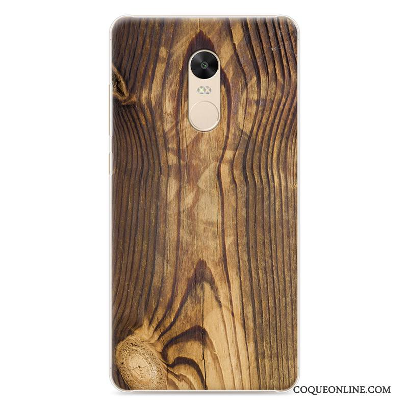 Redmi Note 4x Incassable Peinture Grain De Bois Petit Rouge Coque De Téléphone Art