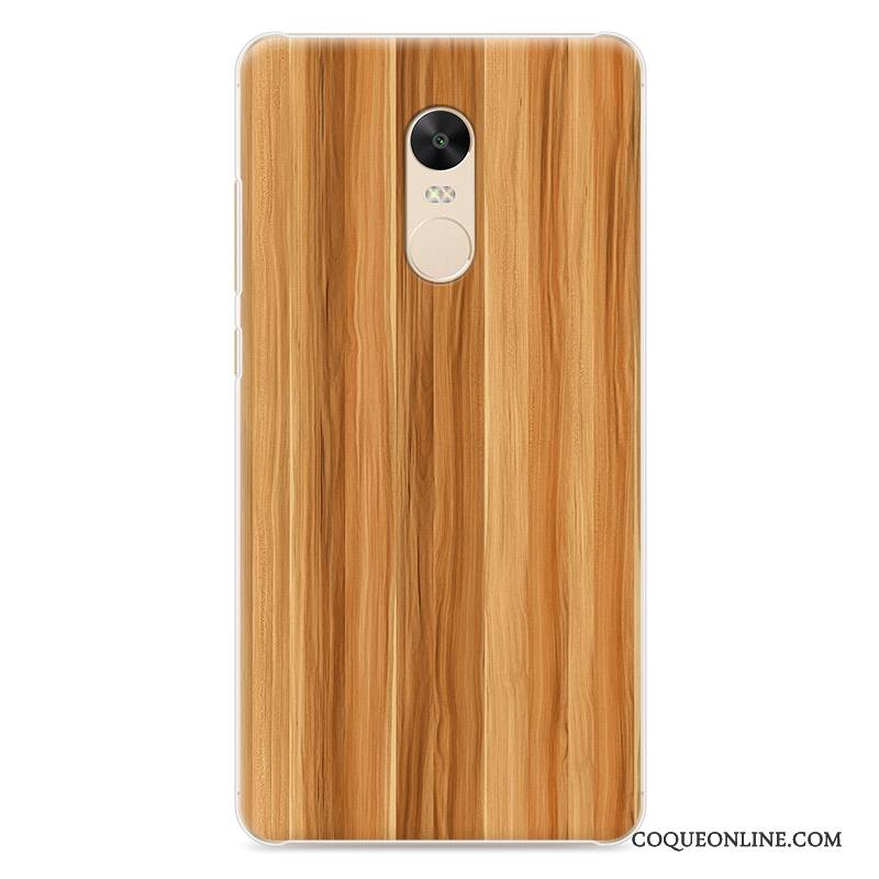 Redmi Note 4x Incassable Peinture Grain De Bois Petit Rouge Coque De Téléphone Art