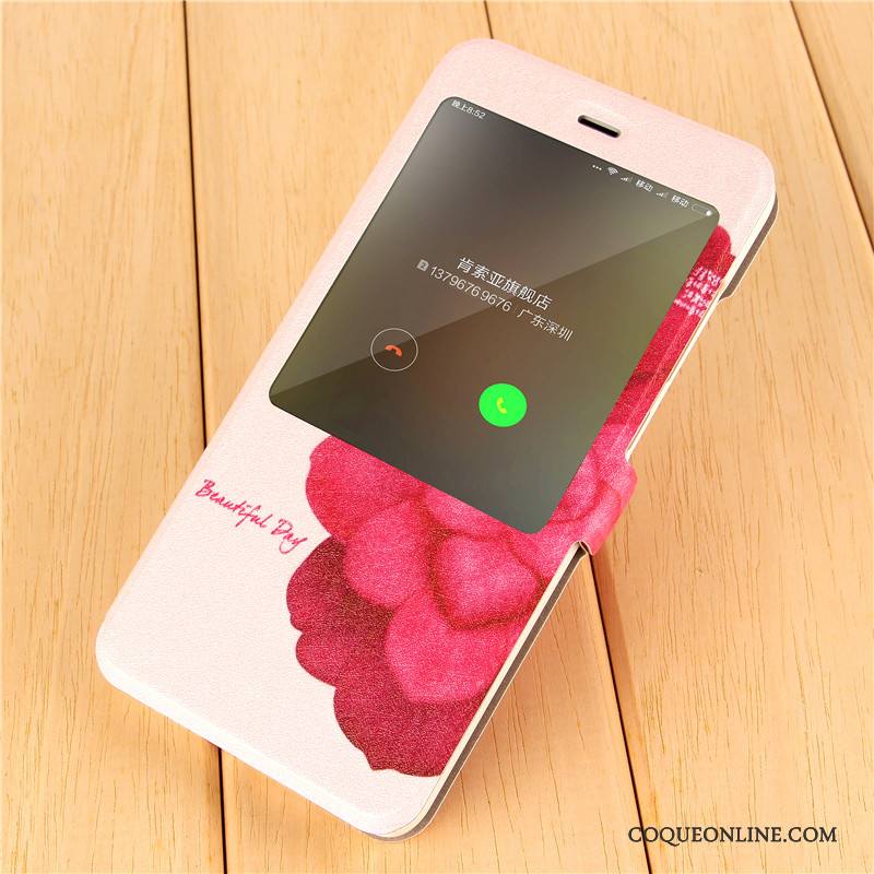 Redmi Note 4x Multicolore Rouge Housse Créatif Étui En Cuir Coque De Téléphone Dessin Animé