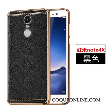 Redmi Note 4x Étui En Cuir Protection Fluide Doux Nouveau Rouge Coque Incassable