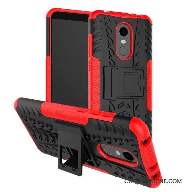 Redmi Note 5 Coque Tout Compris Protection Incassable Rouge Vert Étui Support