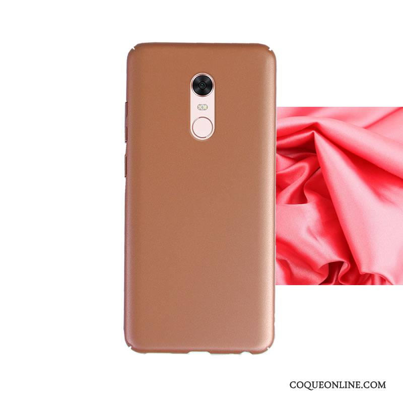 Redmi Note 5 Couleur Délavé En Daim Or Incassable Coque De Téléphone Protection Étui