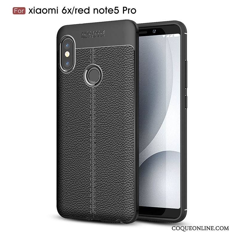 Redmi Note 5 Pro Coque Créatif Silicone Petit Incassable Tout Compris Personnalité Rouge