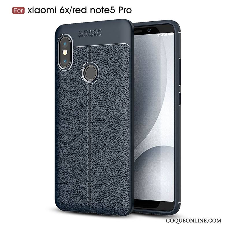 Redmi Note 5 Pro Coque Créatif Silicone Petit Incassable Tout Compris Personnalité Rouge