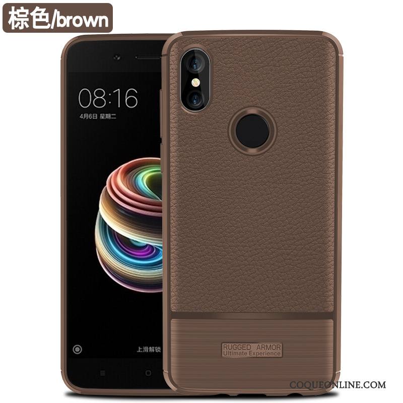 Redmi Note 5 Pro Protection Créatif Personnalité Fluide Doux Coque De Téléphone Rouge Tout Compris