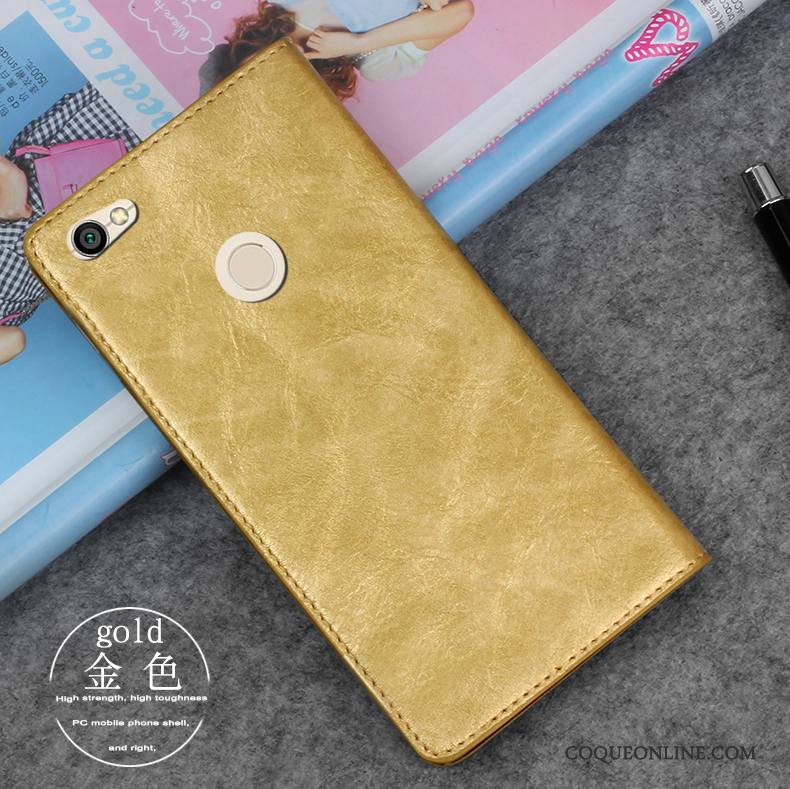 Redmi Note 5a Coque De Téléphone Protection Tout Compris Incassable Étui Rouge Or