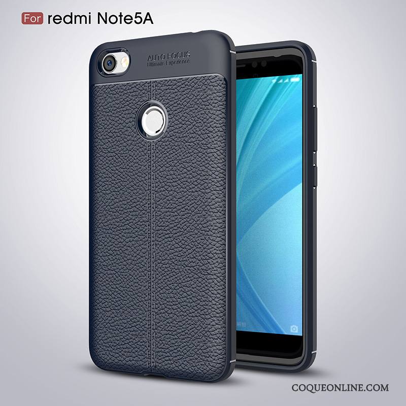 Redmi Note 5a Coque Incassable Fluide Doux Silicone Petit Haute Personnalité Rouge