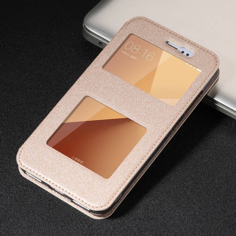 Redmi Note 5a Coque Incassable Haute Silicone Étui Clamshell Rouge Protection