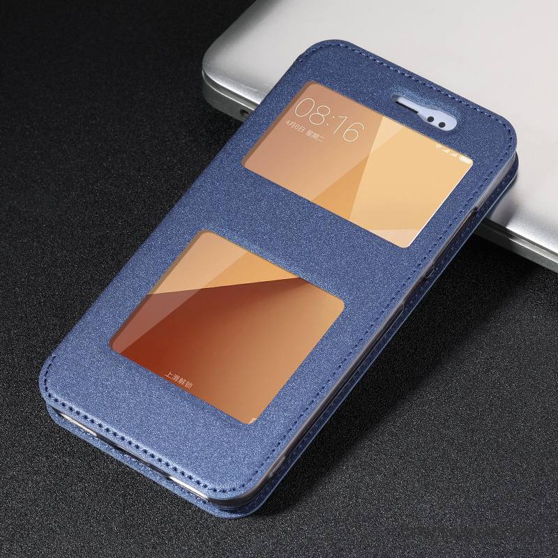 Redmi Note 5a Coque Incassable Haute Silicone Étui Clamshell Rouge Protection