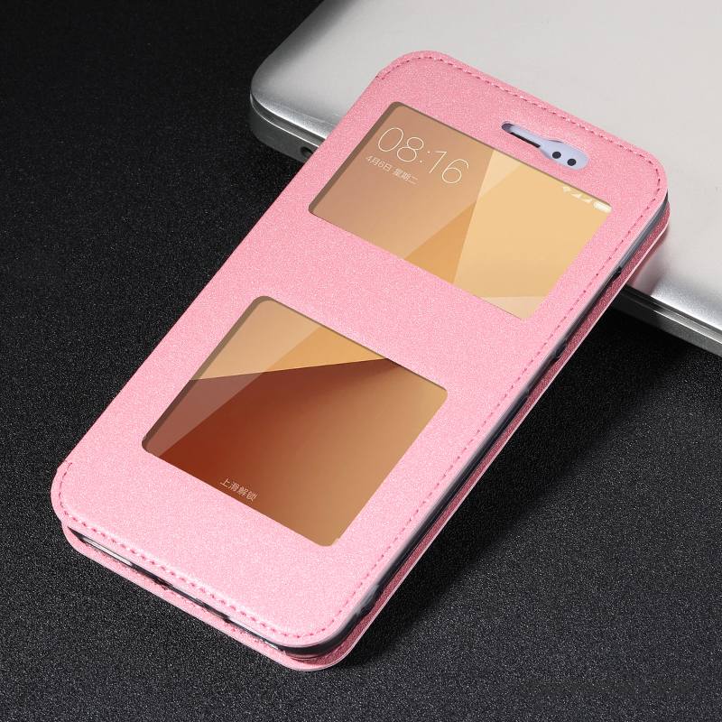 Redmi Note 5a Coque Incassable Haute Silicone Étui Clamshell Rouge Protection