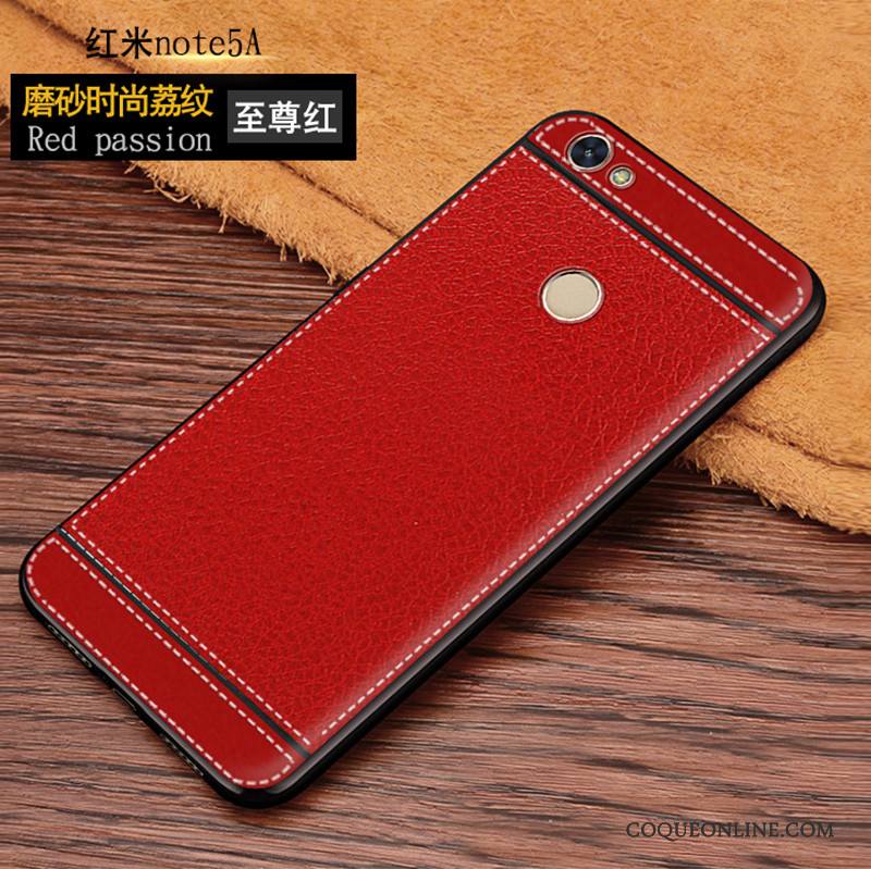 Redmi Note 5a Coque Ornements Suspendus Haute Rose Petit Rouge Étui Fluide Doux